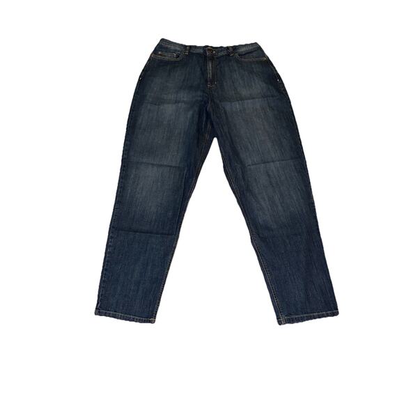 Eddie Bauer Women’s 20W Original Loose Tapered Jeans NWOT - Picture 1 of 7